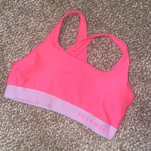 cross back under armour sports bra